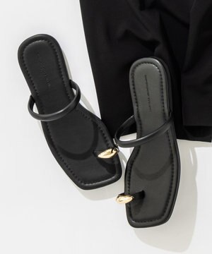  【CLASSY.6月号掲載】ビジュー フラット サンダル