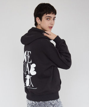 【xNAVE】Six Sence Recordコラボ グラフィックフーディスウェット