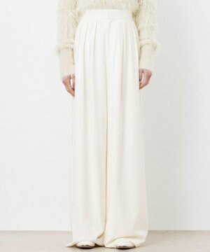 【ReNAVE・洗える】4タックワイドパンツ