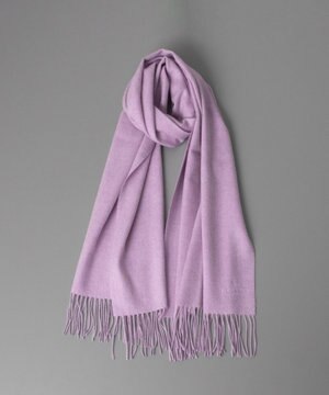  LANVIN COLLECTION ランバン コレクション カシミヤ 無地ストール（幅50cm)