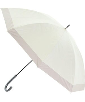  晴雨兼用日傘 長傘 バイカラー切継／遮光 遮熱 UV