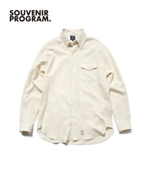  【J.PRESS ORIGINALS】【UNISEX】Cotton Silk Yarn Dyed Twill B.D. Shirts / Baggy-Fit