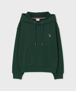  ゼブラ ワンポイント パーカ