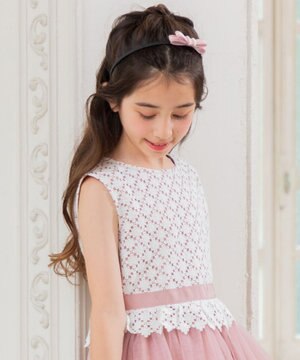  【Fサイズ】ポインテッドリボン カチューシャ