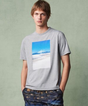  【吸水速乾/消臭性】デオドライ天竺 フォトプリント Ｔシャツ