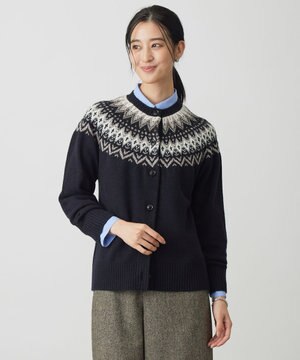  FAIR ISLE ニット カーディガン