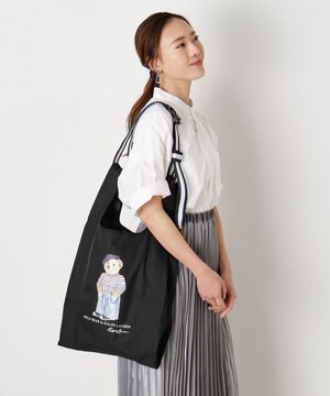  【2WAY/撥水】POLO RALPH LAUREN フレンチベア ベルト付きレインバッグ
