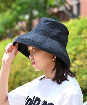 体感-10℃コカゲル リネンエッジアップハット