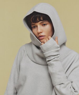  ふわふわニット バラクラバ