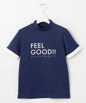  【WOMEN】【吸水速乾/UVカット】モックネックシャツ