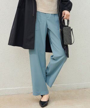  【洗える】ストレッチライトツイルベイカー パンツ