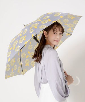  【超撥水】フロータス (FLO(A)TUS) 長傘 ストライプフラワー 耐風