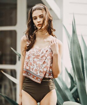  【SALE】ノンワイヤー水着　【San-ai Resort（サンアイリゾート）】