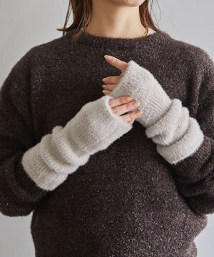 【WEB＋一部店舗限定】シャギー ハンドウォーマー