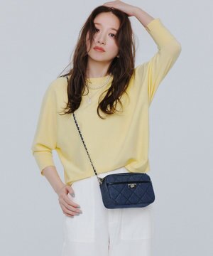 【洗える】コンフォートストレッチ ドルマンスリーブ ニット