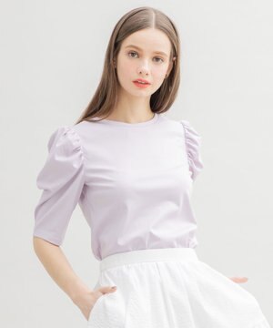 【洗える！】SOLEIL ボリューム袖トップス