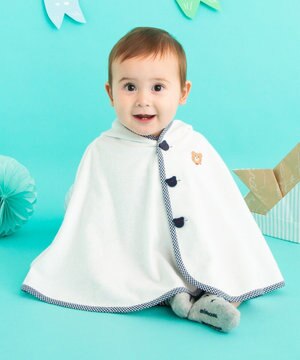  【70-90cm】 パイル素材おでかけポンチョ