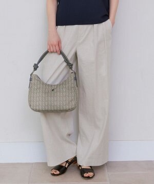  【セットアップ対応・洗える】リネンビスコースストレッチワイド パンツ