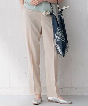  【新色追加/洗える】2WAYストレッチツイル ドロスト パンツ