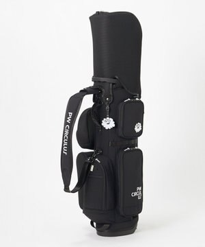 【UNISEX】デタッチャブル キャディバッグ シボ感のあるナイロンワッシャー素材