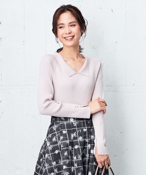 スムースストレッチリブ ニット