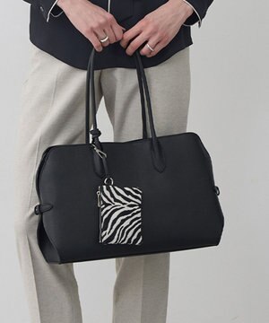  【先行予約・A4サイズ収納可】ラウンドボストントート