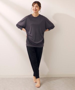  【Kappa】フィットネスウェア 上下セット 長袖Ｔシャツ＋ロングパンツ