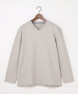  【キングサイズ・上質な肌触りと美しい光沢感 】ブロックリンクス 長袖Ｔシャツ　26SSモデル