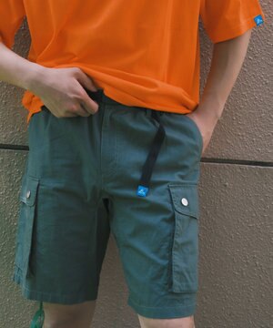 【UNISEX】撥水加工 キャンプファイヤーカーゴショーツ