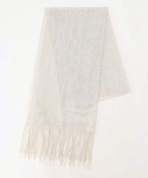  ラメジャカード ショール