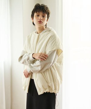  【撥水/洗える】ビックスクエア中綿ベスト