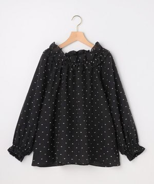  【先行予約・Flower Collection】フラワードット ブラウス