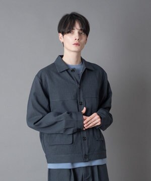  【ユニセックス着用ITEM】ダブルポケットショートジャケット