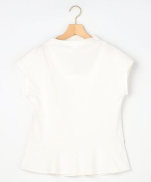  【先行予約・WEB限定】プレーティング天竺  ペプラムカットソー