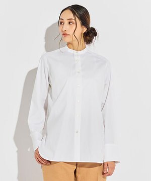  ALBERT / バンドカラーシャツ