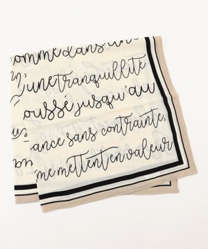 レターラージ スカーフ