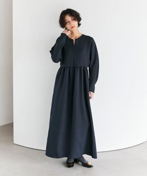  【洗濯機可】オールシーンジップドレス