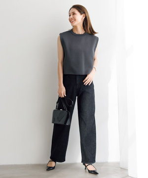 【VERY11月号掲載】撥水 カーブワイドデニム