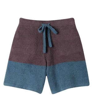  カラーブロッキング　ショートパンツ