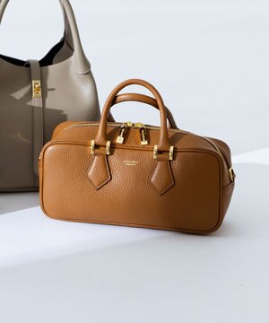  VIOLAd'ORO シュリンクレザー 2WAY スクエア ボストンバッグ