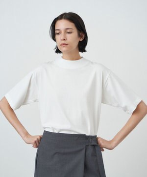 DRY COTTON JERSEY | モックネックTシャツ