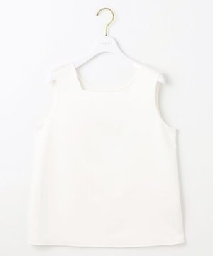 【洗える】サテン2WAY タンクトップ