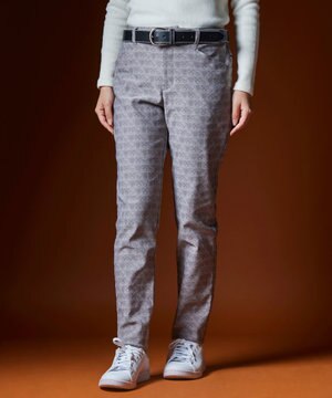  【WOMEN】エンブレム柄ジャガードスキニーパンツ