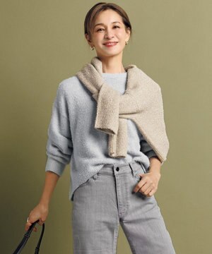  ラメシャギー  ニット