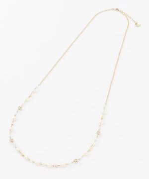  ロンデルロングパール調 ネックレス