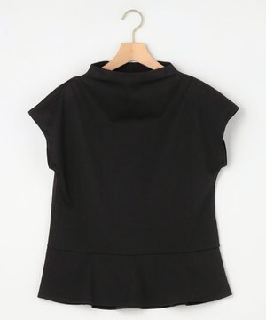  【先行予約・WEB限定】プレーティング天竺  ペプラムカットソー