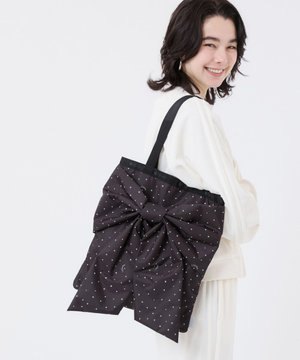  LG BOW EMERALD TOTE/ブリスドットスナイデル