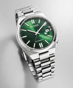  【TSUYOSA 37mm】深みのあるグリーンのメカニカルウオッチ NJ0200-50X