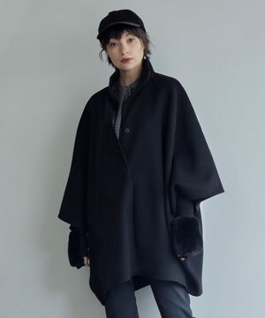  WoolRever ポンチョコート