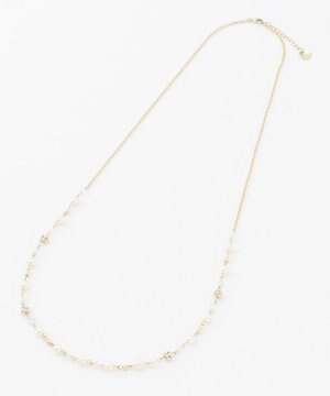  ロンデルロングパール調 ネックレス